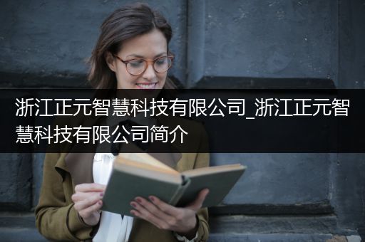 浙江正元智慧科技有限公司_浙江正元智慧科技有限公司简介