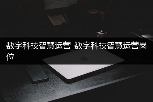 数字科技智慧运营_数字科技智慧运营岗位